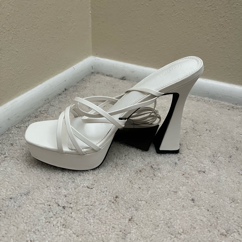 White pumps